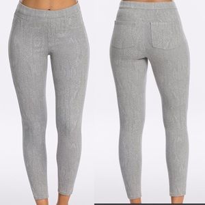Spanx Python Jean Leggings